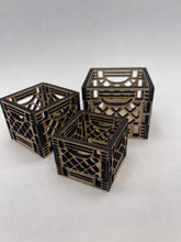 Load image into Gallery viewer, Mini Wood Crates set of 3