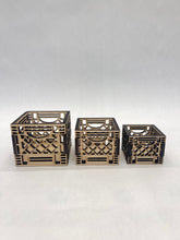 Load image into Gallery viewer, Mini Wood Crates set of 3