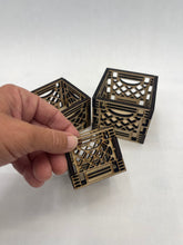 Load image into Gallery viewer, Mini Wood Crates set of 3