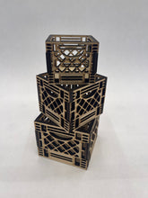 Load image into Gallery viewer, Mini Wood Crates set of 3