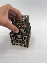Load image into Gallery viewer, Mini Wood Crates set of 3