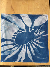 Load image into Gallery viewer, Seaweed 1 Cyanotype Bandannas – Limited Edition