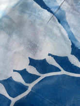 Load image into Gallery viewer, Seaweed 1 Cyanotype Bandannas – Limited Edition