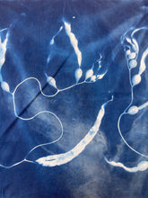 Load image into Gallery viewer, Seaweed 4 Cyanotype Bandannas – Limited Edition