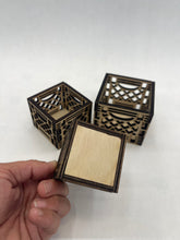 Load image into Gallery viewer, Mini Wood Crates set of 3
