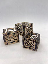 Load image into Gallery viewer, Mini Wood Crates set of 3
