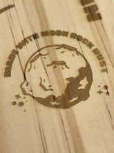 Load image into Gallery viewer, Wood Brain by Lindsay Zuelich Epoxy glow in the dark mini moon
