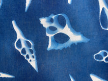 Load image into Gallery viewer, Seashells Cyanotype Bandannas – Limited Edition
