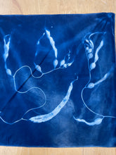 Load image into Gallery viewer, Seaweed 4 Cyanotype Bandannas – Limited Edition
